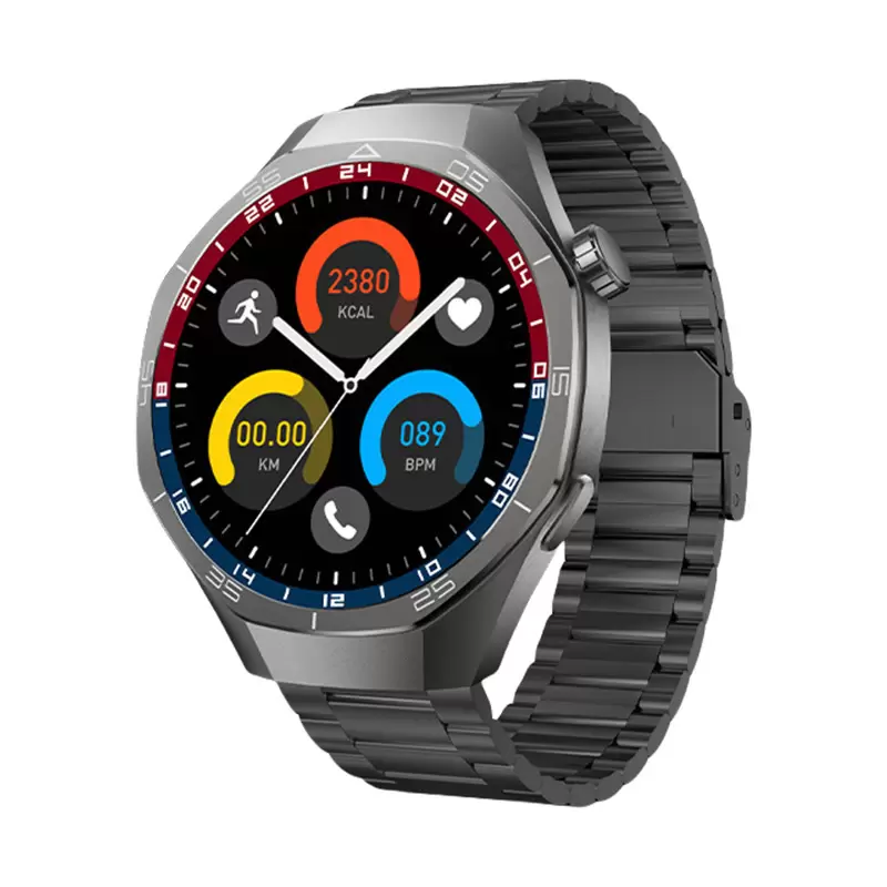 NFC Stainless Steel Silicone Blood Glucose and Heart Rate Smartwatch ES15PRO